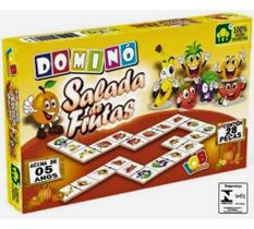 Domino Salada de Frutas IOB Brinquedo Infantil Recreativo