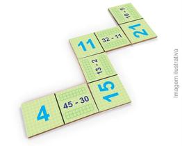 Dominó subtração - carimbras