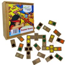 Dominó Textura Braille Tátil Inclusivo Com 28 Peças Em Mdf Dominó Textura Braille Tátil Inclusivo Com 28 Peças Em Mdf