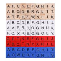 Domino & Tile Games DSYJ Wood Letter Tiles Scrabble 400 unidades
