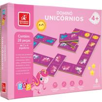 Domino Uniconios em Madeira 28PCS Domino Uniconios em Madeira 28PCS