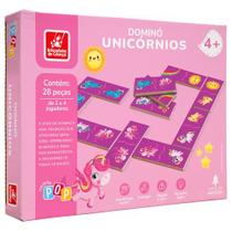 Domino Unicornios Em Madeira 28Pcs Domino Unicornios Em Madeira 28Pcs