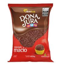 Dona Jura Granulado Macio Chocolate - 1,005KG - CACAU FOODS