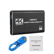 Dongle de captura de vídeo USB HDMI 4K para USB HDMI com tela WiFi