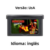 Donkey Kong Mario Vs Cartucho De Videogame Console Card 32Bit GBA SP DS Coleção De Jogos