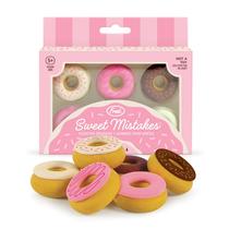Donut Erasers Genuine Fred Sweet Mistakes, conjunto de 6