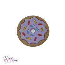 Donuts marrom cobertura lilas Emborrachado (10pçs)