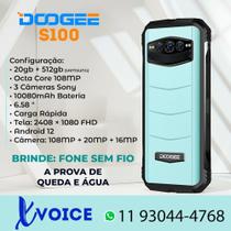 Doogee especial 20gb + 1 tb rom, acessorios e brinde