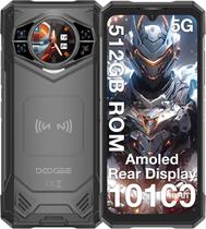 Doogee s200 256gb preto todo blindado com certificaçâo militar contra água e quedas
