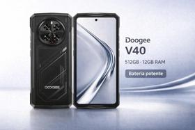 Doogee V40 Celular 512GB 12GB RAM 5G Tela 6,78 Polegadas FHD IPS LCD 120Hz Bateria 8680 mAh Câmera 108MP NFC Dual SIM