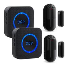 Door Chime SanJie Wireless, 240 m de alcance, 55 Chimes 2 Receptor