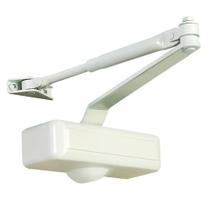 Door Closer Tell 10173 Ivory, velocidade ajustável, tamanho 1 Door Closer Tell 10173 Ivory, velocidade ajustável, tamanho 1