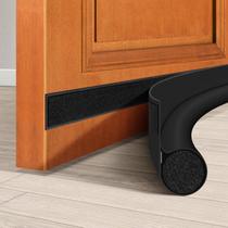 Door Draft Stopper HomeProtect ajustável 91 cm preto Door Draft Stopper HomeProtect ajustável 91 cm preto