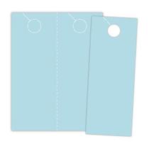 Door Hanger Blanks/Capa Bristol azul dos EUA de 4,25 x 11 polegadas e 67 libras, 100/pacote