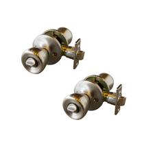 Door Knob Design House Terrace Privacy, pacote com 2 unidades em níquel acetinado