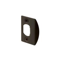 Door Latch Strike Plate PRIME-LINE E 2516 Steel Bronze, pacote com 2