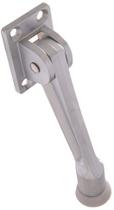 Door Stop Hillman 13 cm Satin Chrome Heavy Duty Kickdown