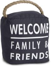 Door Stopper Pavilion Gift Company Welcome 5x6cm preto