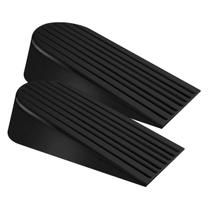 Door Stopper Talkfun Big Heavy Duty Rubber, 2 pacotes pretos