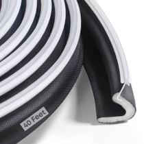 Door Weather Stripping Litaibai 40 pés preto para grandes lacunas