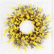 Door Wreath Collections Etc. Spring Forsythia Floral Twig