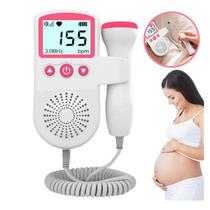 Doppler Sonar Para Ouvir Batimentos Bebe Grávida Rosa