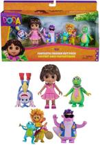Dora Aventureira - 6 Bonecos de 6cm - Amigos Fantásticos Dora Aventureira - 6 Bonecos de 6cm - Amigos Fantásticos