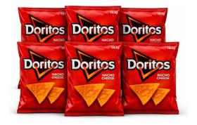 Doritos Salgadinho Queijo Nacho 183g Kit C/ 6 unid Doritos Salgadinho Queijo Nacho 183g Kit C/ 6 unid