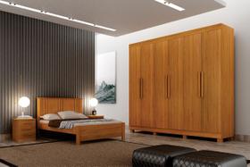 Dormitorio Casal 4 Pçs 6 Portas Completo Aspen - Arbo Design Dormitorio Casal 4 Pçs 6 Portas Completo Aspen - Arbo Design