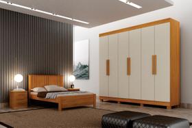Dormitorio Casal 4 Pçs 6 Portas Completo Aspen - Arbo Design Dormitorio Casal 4 Pçs 6 Portas Completo Aspen - Arbo Design