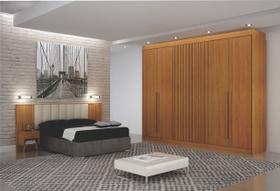 Dormitorio Casal Ripado 2Pçs 6 Portas Mirage - Arbo Design