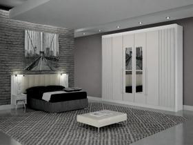 Dormitorio Casal Ripado 2Pçs 6 Portas Verona - Arbo Design