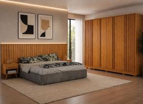 Dormitório casal Ripado completo Premium Arbo Design Dormitório casal Ripado completo Premium Arbo Design