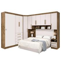 Dormitório Completo Georgia J&A Para Cama Box 1,58M Casal