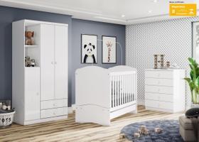 Dormitório Infantil Bala de Menta Branco - Henn