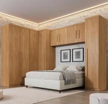 Dormitório Modulado Dallas Cinamomo Benetil Móveis Dormitório Modulado Dallas Cinamomo Benetil Móveis