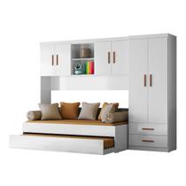 Dormitório Quarto Completo Infantil Branco Nature Flex Onix Peternella