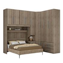 Dormitório Queen Size 1218 Direito Castanho
