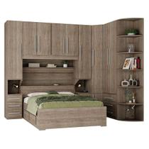 Dormitório Queen Size Completo 1219 Castanho Dormitório Queen Size Completo 1219 Castanho
