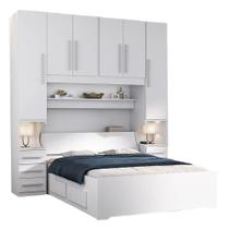 Dormitório Queen Size Sem Cama 1220s Branco Dormitório Queen Size Sem Cama 1220s Branco