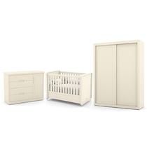 Dormitório Tutto New 2 Portas, Cômoda 1 Porta e Berço - Matic Móveis Dormitório Tutto New 2 Portas, Cômoda 1 Porta e Berço - Matic Móveis