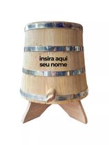 Dorna de cachaça 3l / Barril de cachaça / Barril de Carvalho