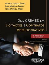 Dos crimes em licitações e contratos administrativos - 2023