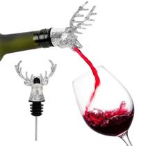 Dosador Abridor Alce Minimalista Bico Jagermeister Rolha Jagerbomb Cromado Estiloso Envio Imediato