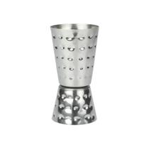 Dosador Bebidas Duplo 25Ml 50Ml Inox Martelado Mimo Style