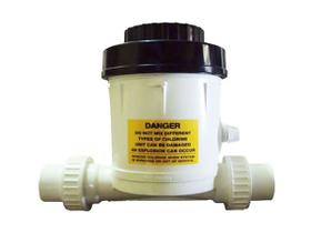 Dosador Cloro Clorador Em Linha P/ Tabletes Poço Residências Dosador Cloro Clorador Em Linha P/ Tabletes Poço Residências