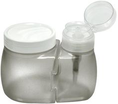 Dosador de Acetona com Porta Algodão Fumê - Santa Clara