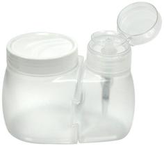 Dosador de Acetona com Porta Algodão Transparente - Santa Clara