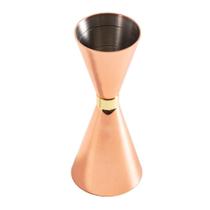 Dosador De Bebida Duplo Barman Drink Gyn Coquetel Rosé Gold