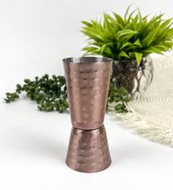 Dosador de Bebida Duplo Em Inox 30/60ml Rose Gold Dosador de Bebida Duplo Em Inox 30/60ml Rose Gold